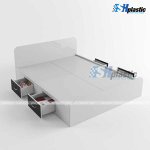 Thiết kế mẫu giường ngủ nhựa Đài Loan cao cấp SHPlastic GN13