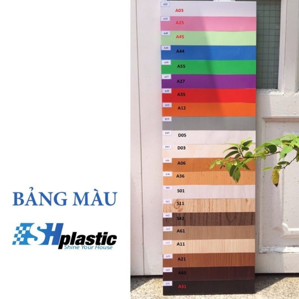 Bảng màu nhựa Đài Loan đa dạng - SHplastic