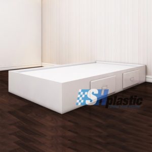 Mẫu giường ngủ nhựa đơn Trẻ Em cao cấp / SHplastic GN05